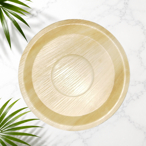10 Inch Round Areca Plate